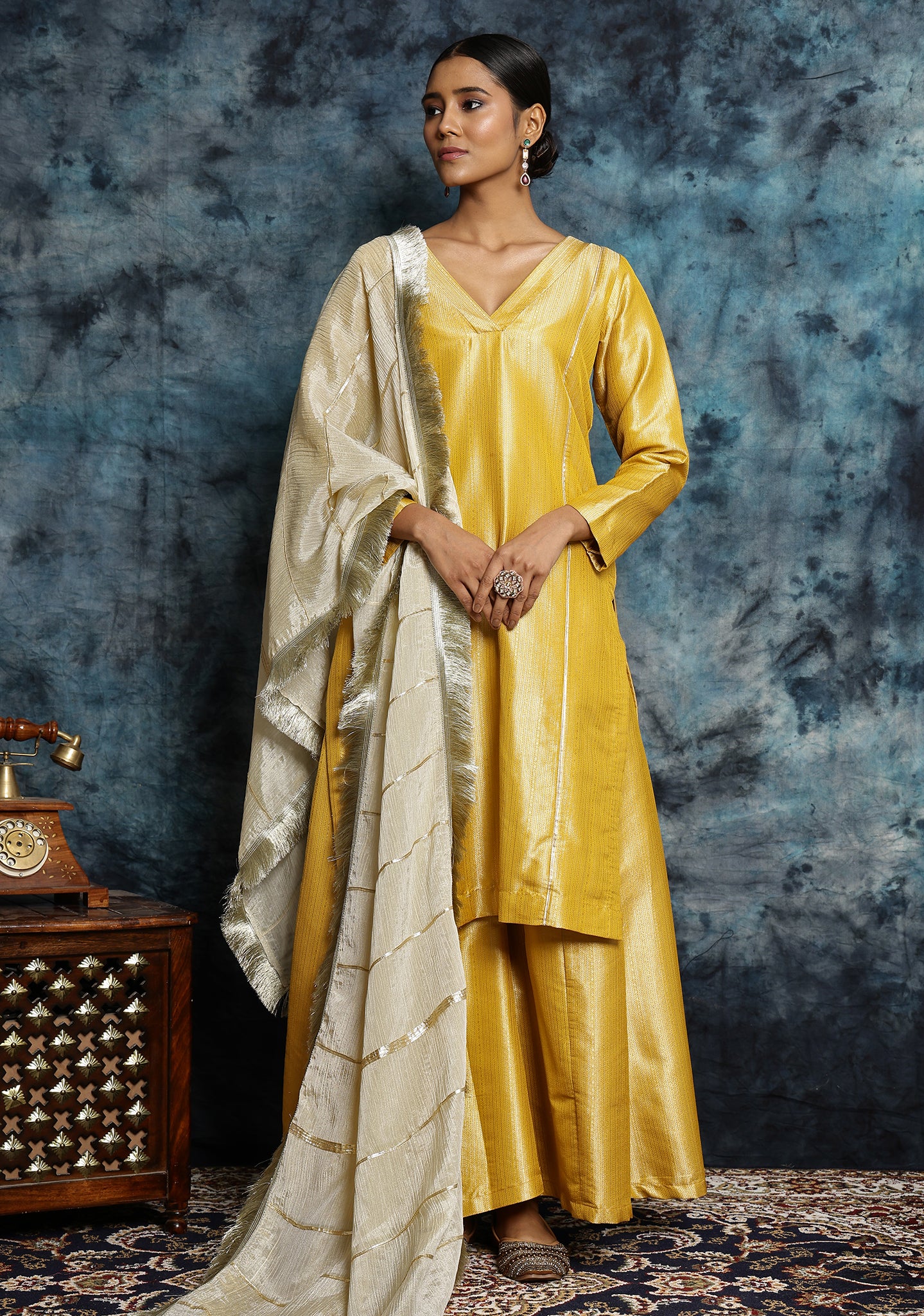 Haldi Haazari Kurta Set