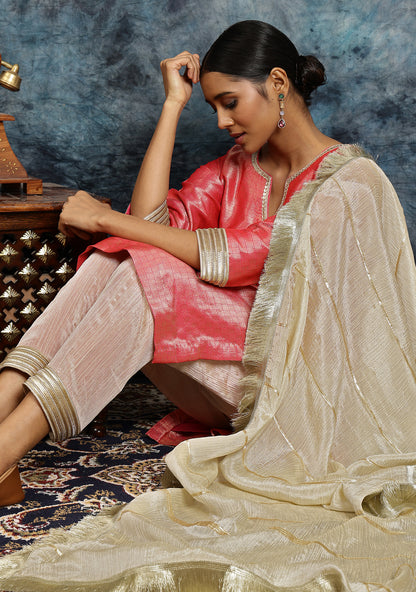 Gulabi Ghazal Kurta Set